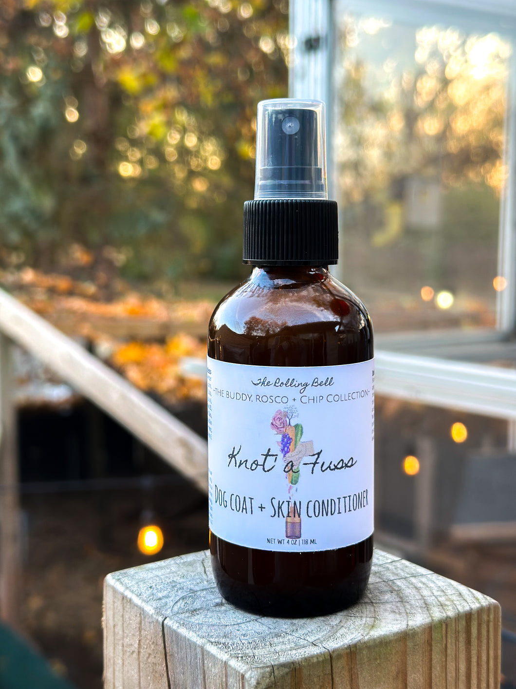 ‘Knot a Fuss’ Dog Coat + Skin Conditioner