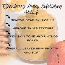 Load image into Gallery viewer, Strawberry Honey Exfoliating Polish

