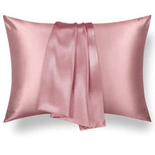 Load image into Gallery viewer, Rose Mulberry Silk Pillowcase
